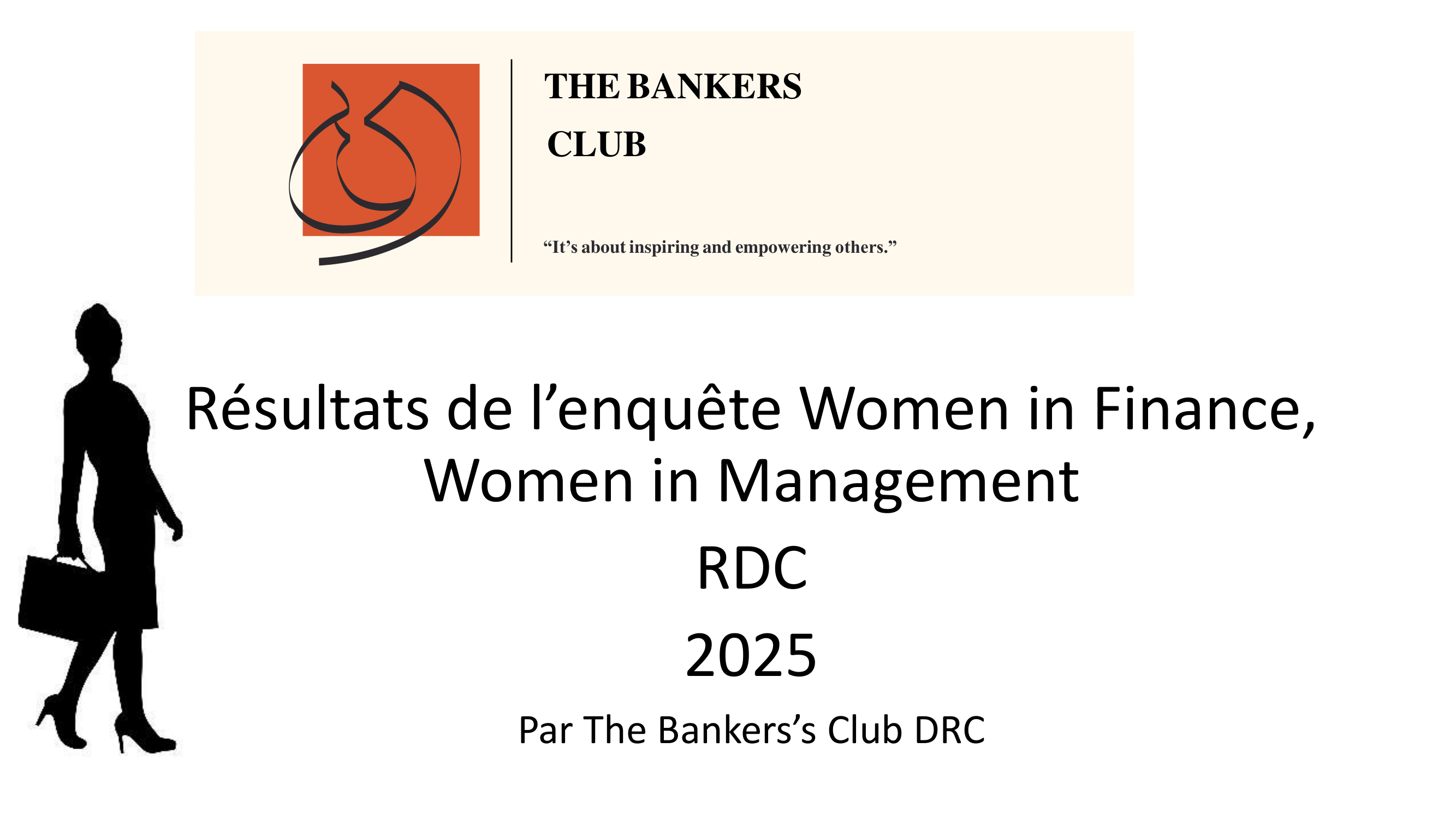 Résultats de l’enquête « Women in Finance,Women in Management » en RDC 2025